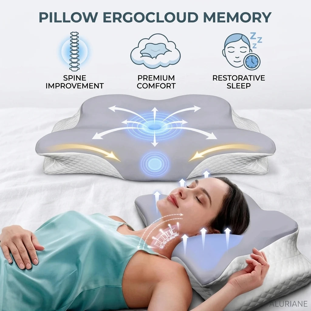 Aluriane ErgoCloud Memory Pillow