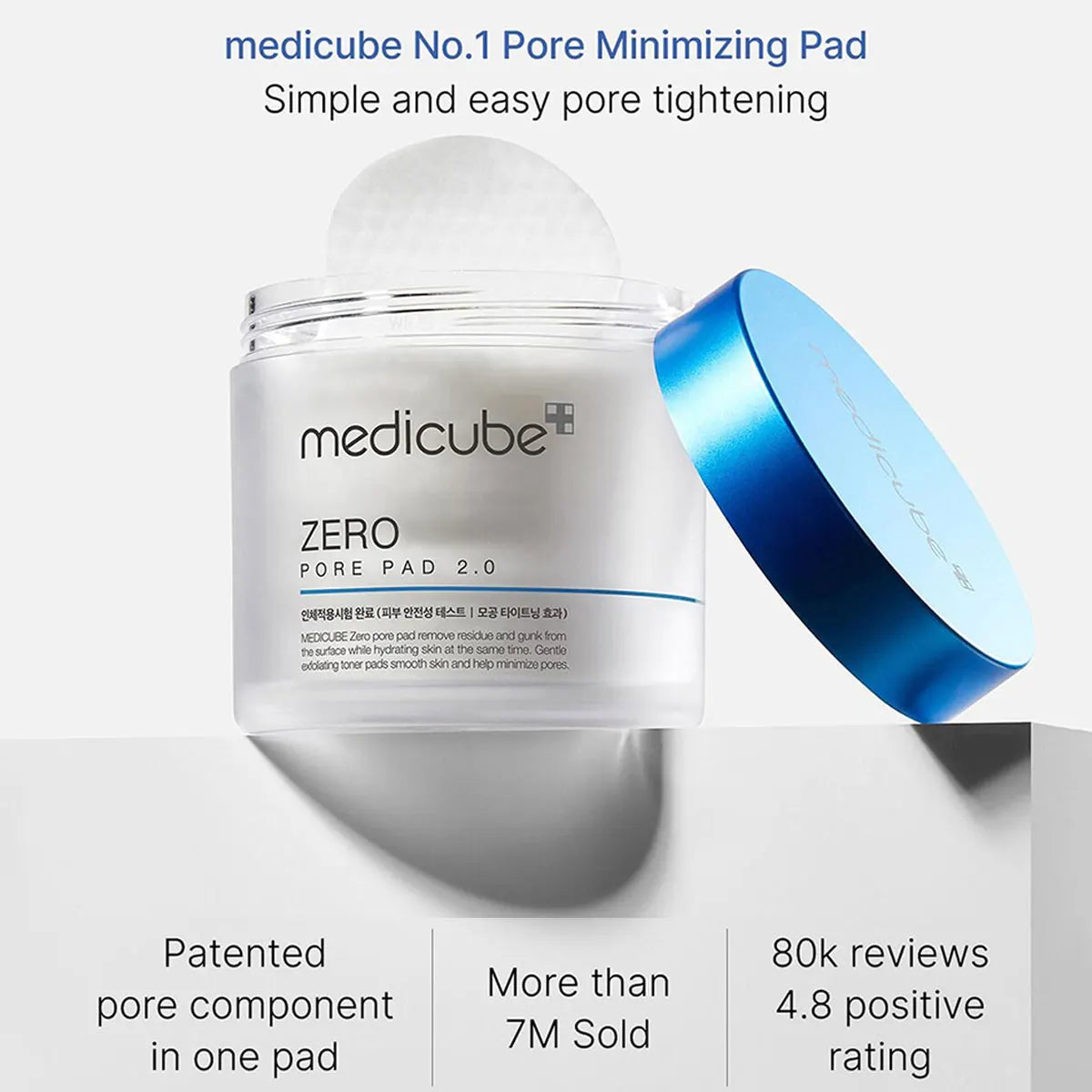 Medicube Zero Pore Pad 2.0 – Dual-Texture Toner Pads